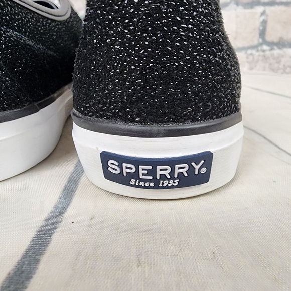 Sperry Top-Siders Seacoast Black Caviar  Lace Up Sneaker Size 7 - Picture 14 of 16